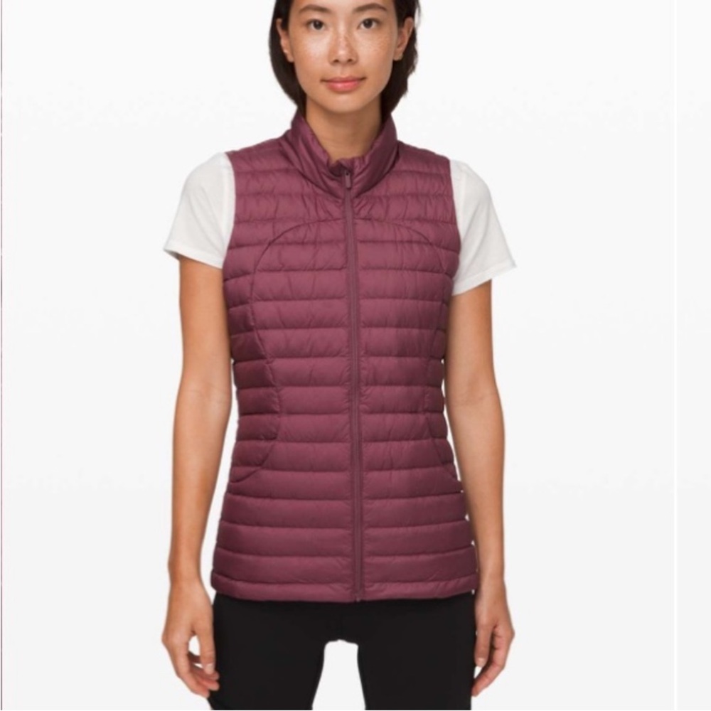 NWOT Lululemon Pack It Down
Vest In Plumful Size 10